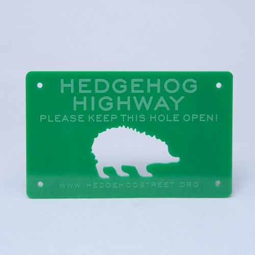 Hedgehog Highway Sign Product Photo